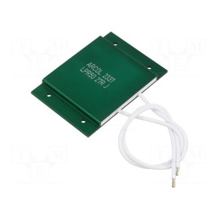 Resistor: power | screw | 27Ω | 50W | ±5% | 50x75x5.7mm | for soldering