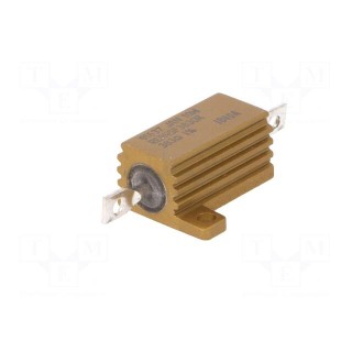 Resistor: wire-wound | screw | 383Ω | 10W | ±1% | 20ppm/°C