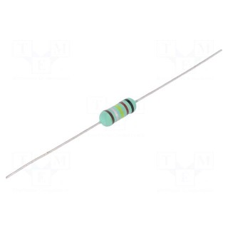 Resistor: wire-wound | THT | 240mΩ | 1W | ±1% | Ø3.5x10mm | 400ppm/°C