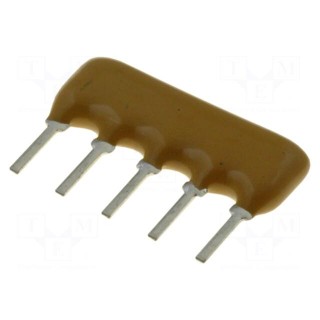Resistor network: X | 10kΩ | No.of resistors: 4 | THT | 0.2W | ±2% | 100V