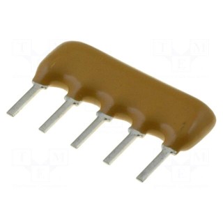 Resistor network: X | 4.7kΩ | No.of resistors: 4 | THT | 0.2W | ±2% | 100V