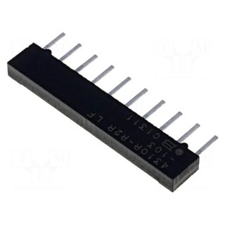 Resistor network: Y | 10kΩ | No.of resistors: 5 | THT | 1.25W | ±2% | 100V