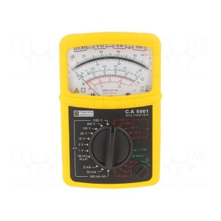 Analogue multimeter | Features: blown fuse indicator | 500g | IP40