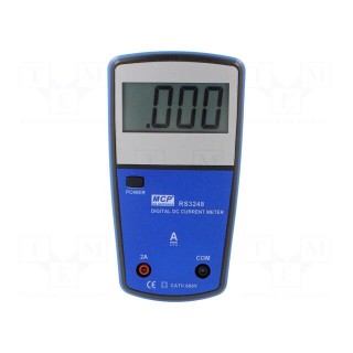 Ammeter | LCD | 3,5 digit | I DC: 1÷1999mA | 94x150x35mm | 0.5%