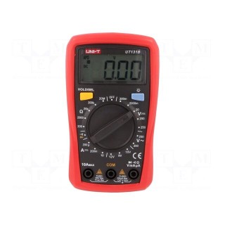 Digital multimeter | LCD (2000),with a backlit | Diode test: yes