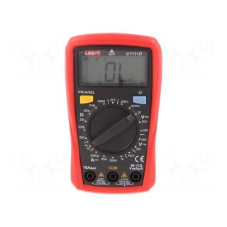 Digital multimeter | LCD (2000),with a backlit | Diode test: yes
