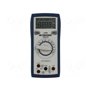 Digital multimeter | LCD | 3,75 digit (4000) | 2x/s | 0÷50°C
