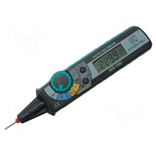 Digital multimeter | LCD (3999),with a backlit | 2x/s | 0.1÷99.9%
