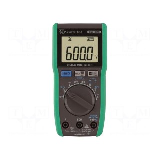Digital multimeter | LCD | (6000) | VDC: 600mV,6V,60V,600V | True RMS
