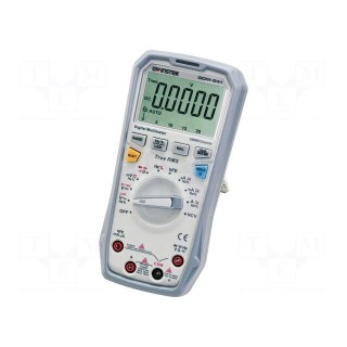 Digital multimeter | USB | LCD | (22000) | Bargraph: 46segm | True RMS