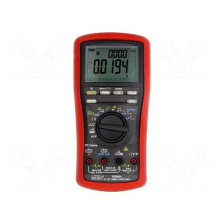 Digital multimeter | LCD x2,with a backlit | 5x/s | -50÷1000°C