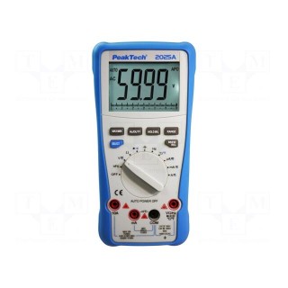 Digital multimeter | USB | LCD | 3 5/6 digits (5999) | -20÷1000°C