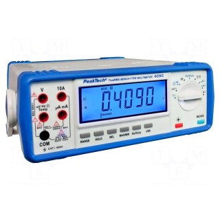 Benchtop multimeter | LCD | VDC: 220mV,2.2V,22V,220V,600V | 230VAC