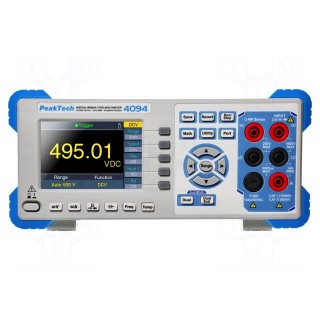 Benchtop multimeter | LCD TFT 4" | 480x320 | VAC: 500mV÷750V