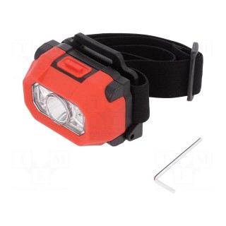 LED torch | 60x50x45mm | Features: waterproof enclosure | IP67 | 5h