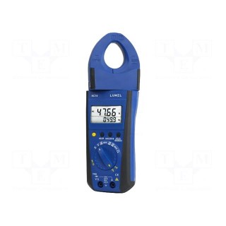 Meter: power | pincers type | LED | True RMS | I AC: 999.9A | VAC: 999.9V