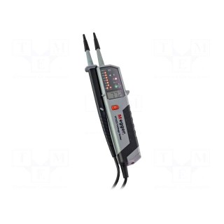 Tester: electrical | LEDs,LCD | 4-digit | 12÷1000VAC | 40÷400Hz | IP64