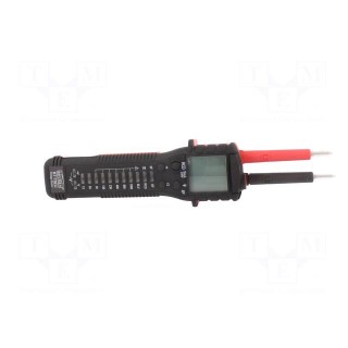 Tester: voltage indicator | LCD (1999),with a backlit | VAC: 1000V