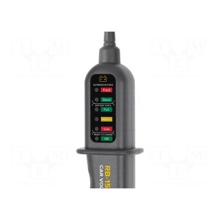 Tester: voltage indicator | LEDs | VDC: 12V | IP54 | 0.88m