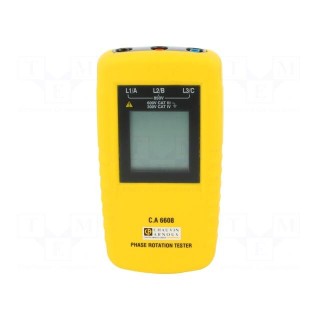 Tester: phase sequence | LCD | Freq: 15÷400Hz | IP40