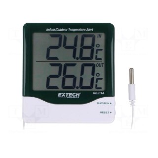 Meter: temperature | LCD | Accur: ±1°C | 0,1°C | Body dim: 112x102x22mm