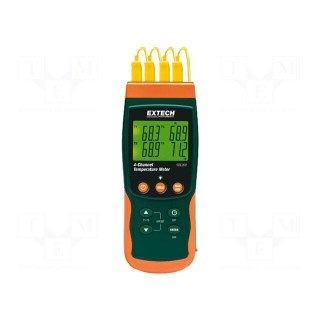 Meter: temperature | digital | LCD | -199.99÷850°C | -50÷1300°C | Ch: 4