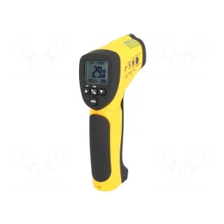 Infrared thermometer | LCD | -32÷480°C | ±1.5% | -50÷1370°C | ε: 0,1÷1