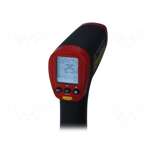 Infrared thermometer | LCD,with a backlit | -32÷650°C | ε: 0,1÷1
