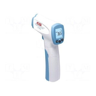 Infrared thermometer | LCD | 32÷42.9°C | ±0.3% | Response time: <0.5s
