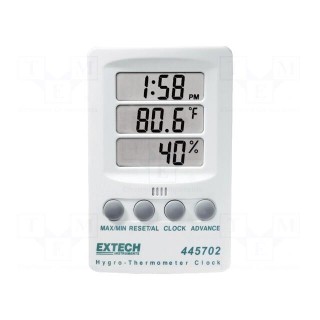 Thermo-hygrometer | -10÷60°C | 10÷85%RH | Accur: ±1°C