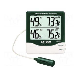 Thermo-hygrometer | -10÷60°C | 10÷99%RH | Accur: ±1°C