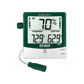 Thermo-hygrometer | LCD | -10÷60°C | 10÷99%RH | Accur: ±1°C | 0.1°C