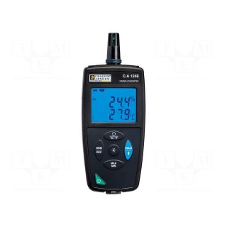 Meter: thermo-hygrometer | LCD,with a backlit | -10÷60°C | 0.1°C