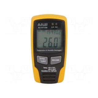 Data logger | temperature,humidity | Temp: -40÷70°C | 94x48x33mm