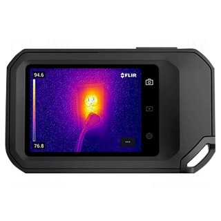 Infrared camera | colour,LCD 3,5" | 128x96 | -20÷300°C | IP54 | ≤70mK