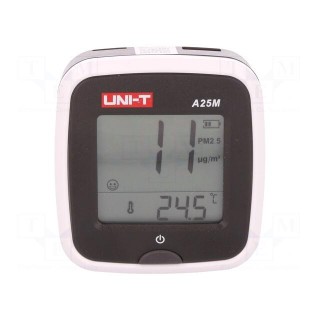 Meter: counter | Range: 0÷500ug/m3 | -10÷50°C | Display: LCD 2"