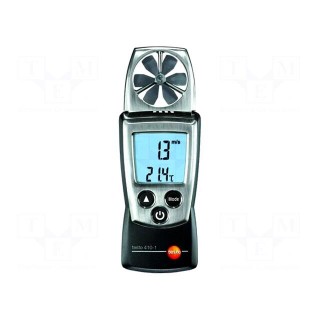 Thermoanemometer | 0.4÷20m/s | -10÷50°C | IP10 | Pocket
