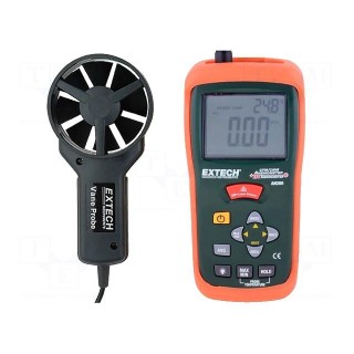 Thermoanemometer | LCD | Velocity measuring range: 0.4÷30m/s