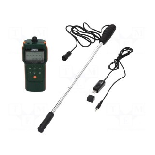 Thermoanemometer | LCD (4000),with a backlit | 0,5÷20m/s