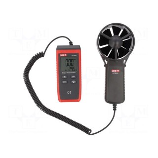 Thermoanemometer | LCD,with a backlit | 0÷30m/s | -10÷50°C
