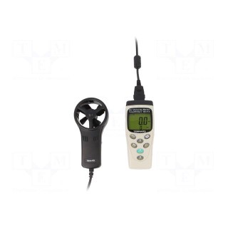 Thermoanemometer | LCD | Velocity measuring range: 0.4÷45m/s