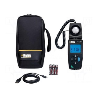 Meter: light meter | LCD,with a backlit | 0,1÷200000lx | 3% | 345g