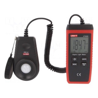 Meter: light meter | LCD,with a backlit | 0÷199 000lx | 110x53x26mm