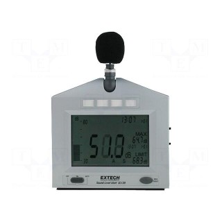Meter: sound level | LCD | Sound level: 30÷130dB | 0.0315÷8kHz | 285g