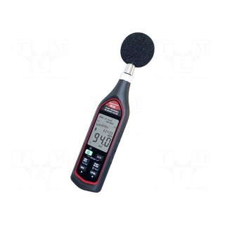 Meter: sound level | LCD | 4-digit | Sound level: 30÷130dB | 305g