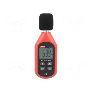 Meter: sound level | LCD | Sound level: 30÷130dB | 150x52x27mm