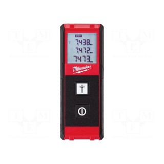 Distance meter | LCD | 0.15÷30m | Resol: 0,001m | IP54 | Unit: m