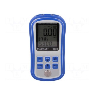 Tester: thickness | 1÷300mm | 1% | Measurement memory: 12