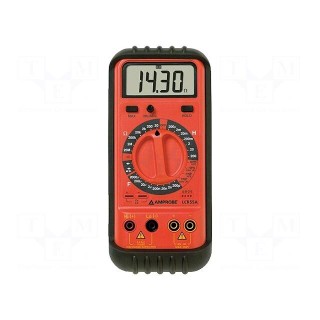 LCR meter | LCD | 3,5 digit (1999) | 1mA@3V | Continuity test: <30Ω