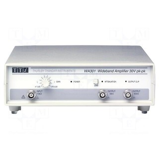 Meter: wideband amplifier | Output signal: 30Vp-p | 1MHz